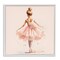 Stupell Industries Stepping Ballerina in Tutu Framed Giclee Wall Art Design by Andrea Haase
